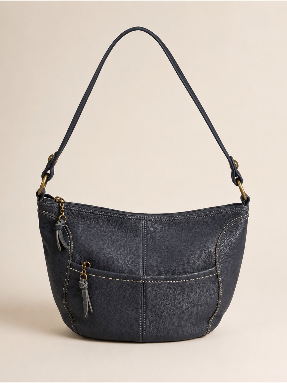 The Sak Shoulder Hobo Bag in Dark Navy